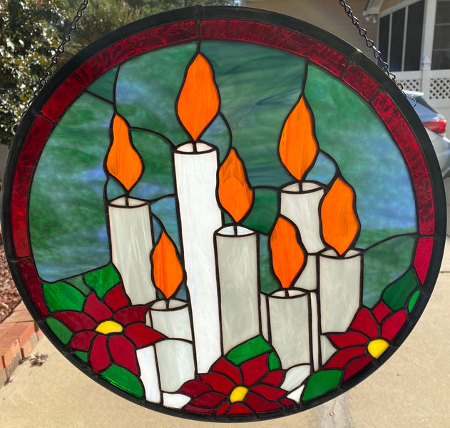 Recent stained glass restoration